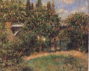 Pierre-Auguste Renoir Railway Bridge at Chatou oil on canvas